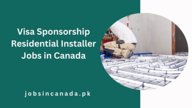 Visa Sponsorship Residential Installer Jobs in Canada