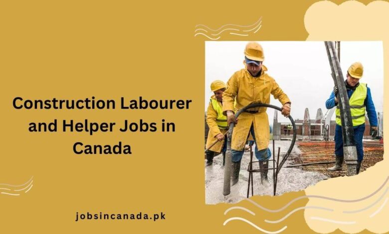 Construction Labourer and Helper Jobs in Canada