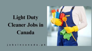 Light Duty Cleaner Jobs in Canada