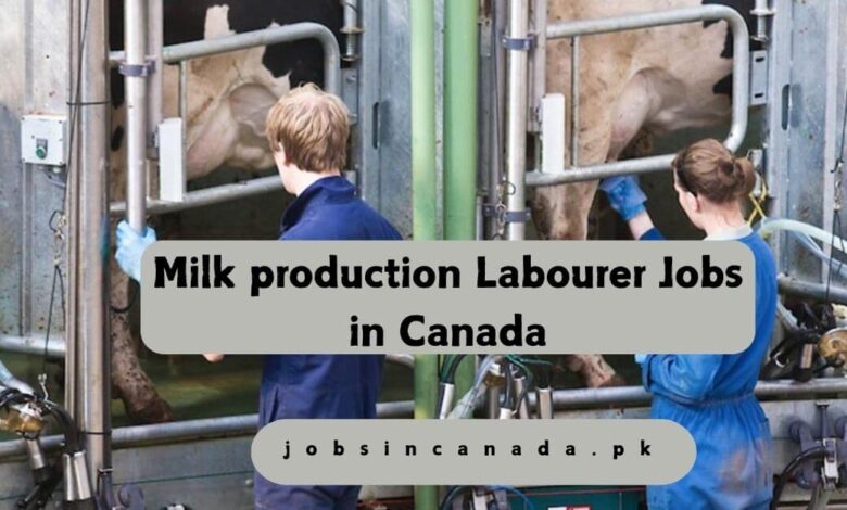 Milk production Labourer Jobs in Canada