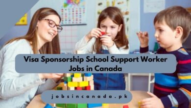 Visa Sponsorship School Support Worker Jobs in Canada