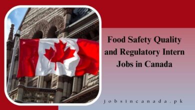 Food Safety Quality and Regulatory Intern Jobs in Canada