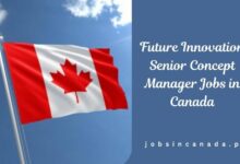 Future Innovation Senior Concept Manager Jobs in Canada