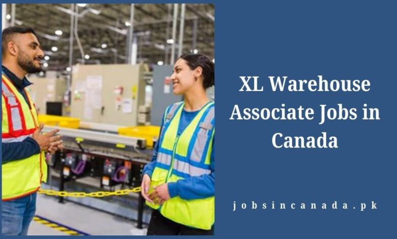 XL Warehouse Associate Jobs in Canada