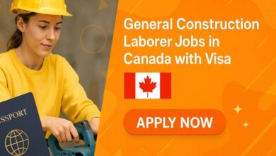 General Construction Laborer Jobs in Canada with Visa